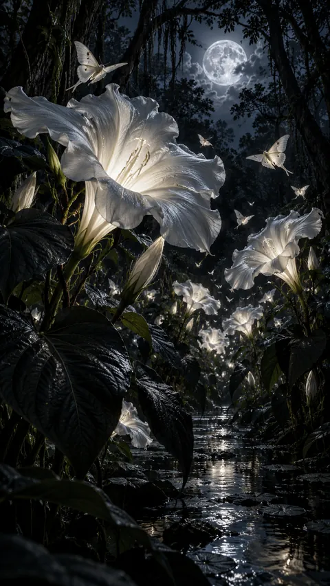 One Night of White Petals