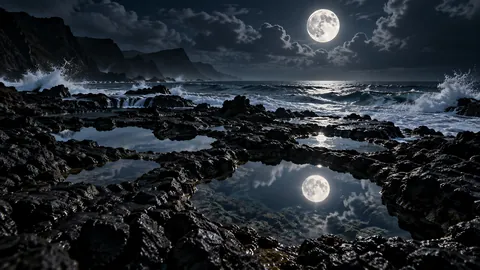 Moonlight in the Tide Pools