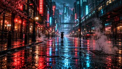 Neon Fades, Rain Remains