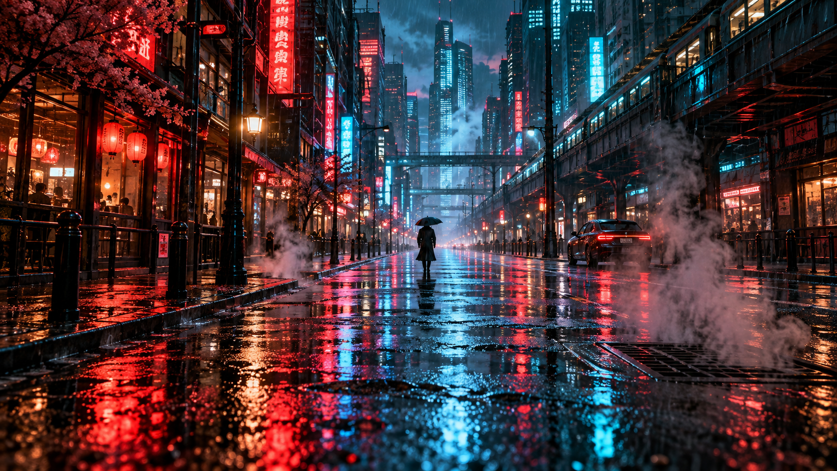Neon Fades, Rain Remains