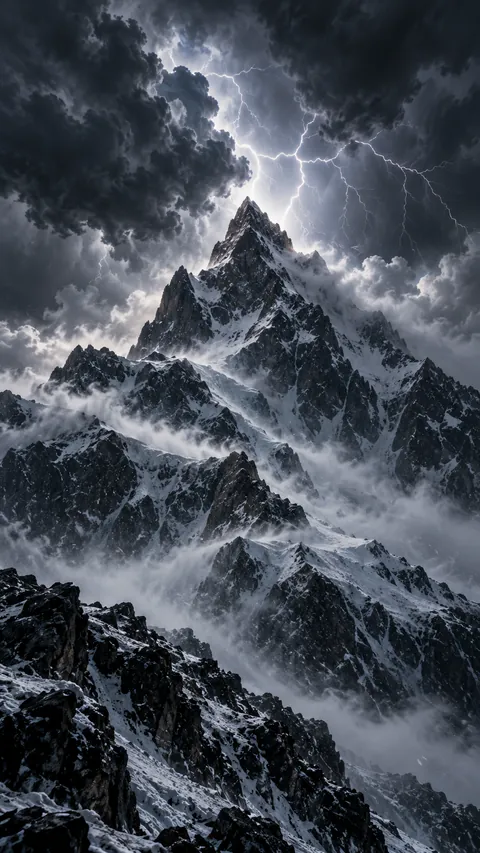 The Peak That Splits the Storm