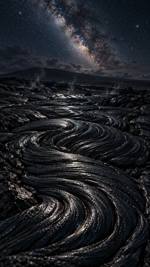 Coils of Frozen Fire