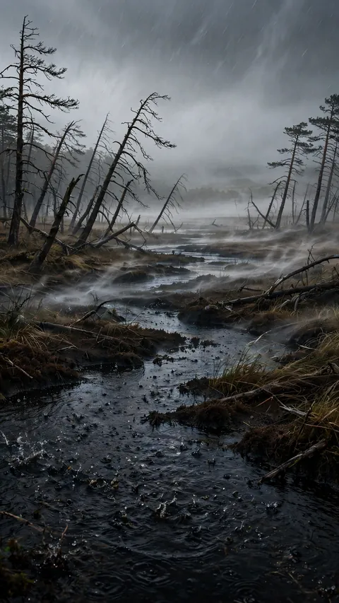 The Bog Screams Back at the Wind