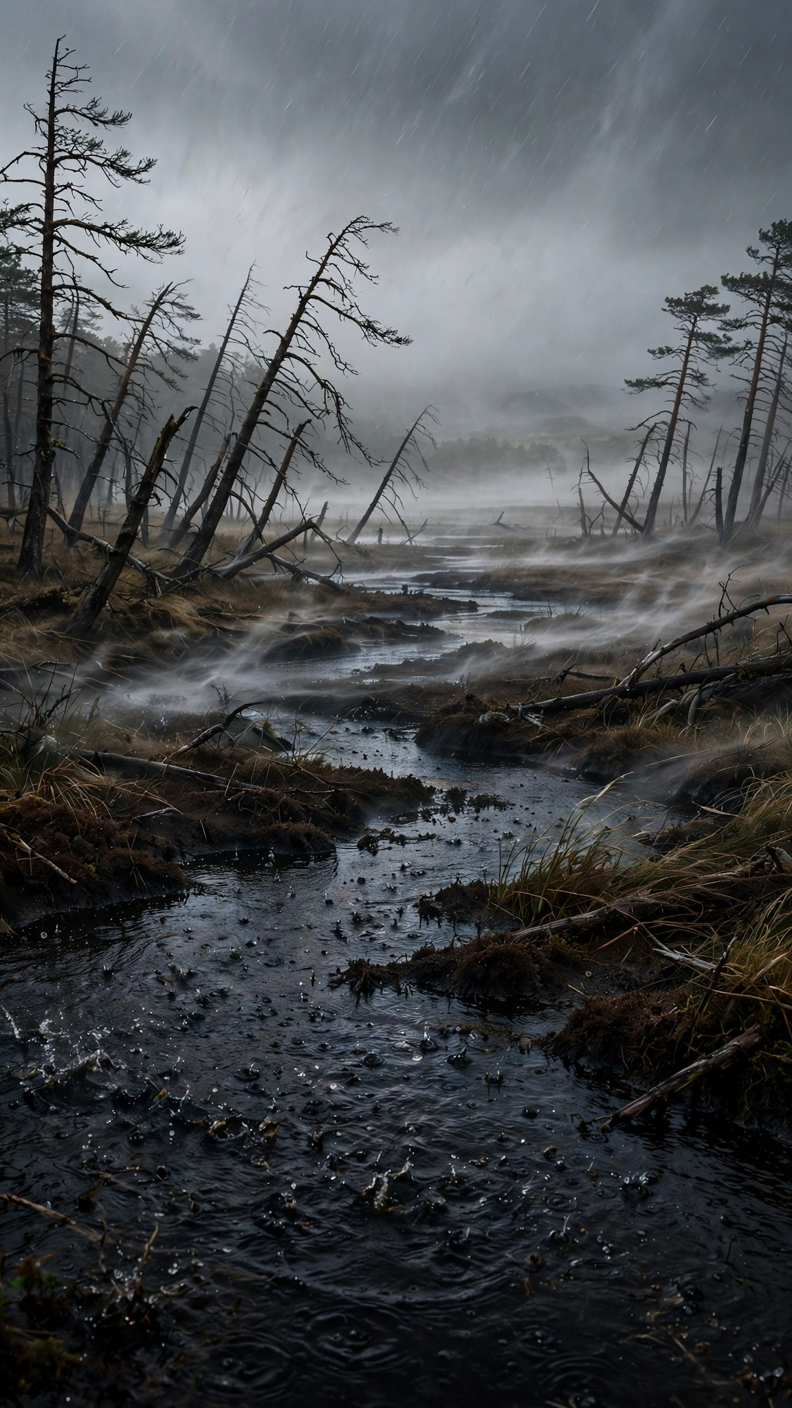 The Bog Screams Back at the Wind