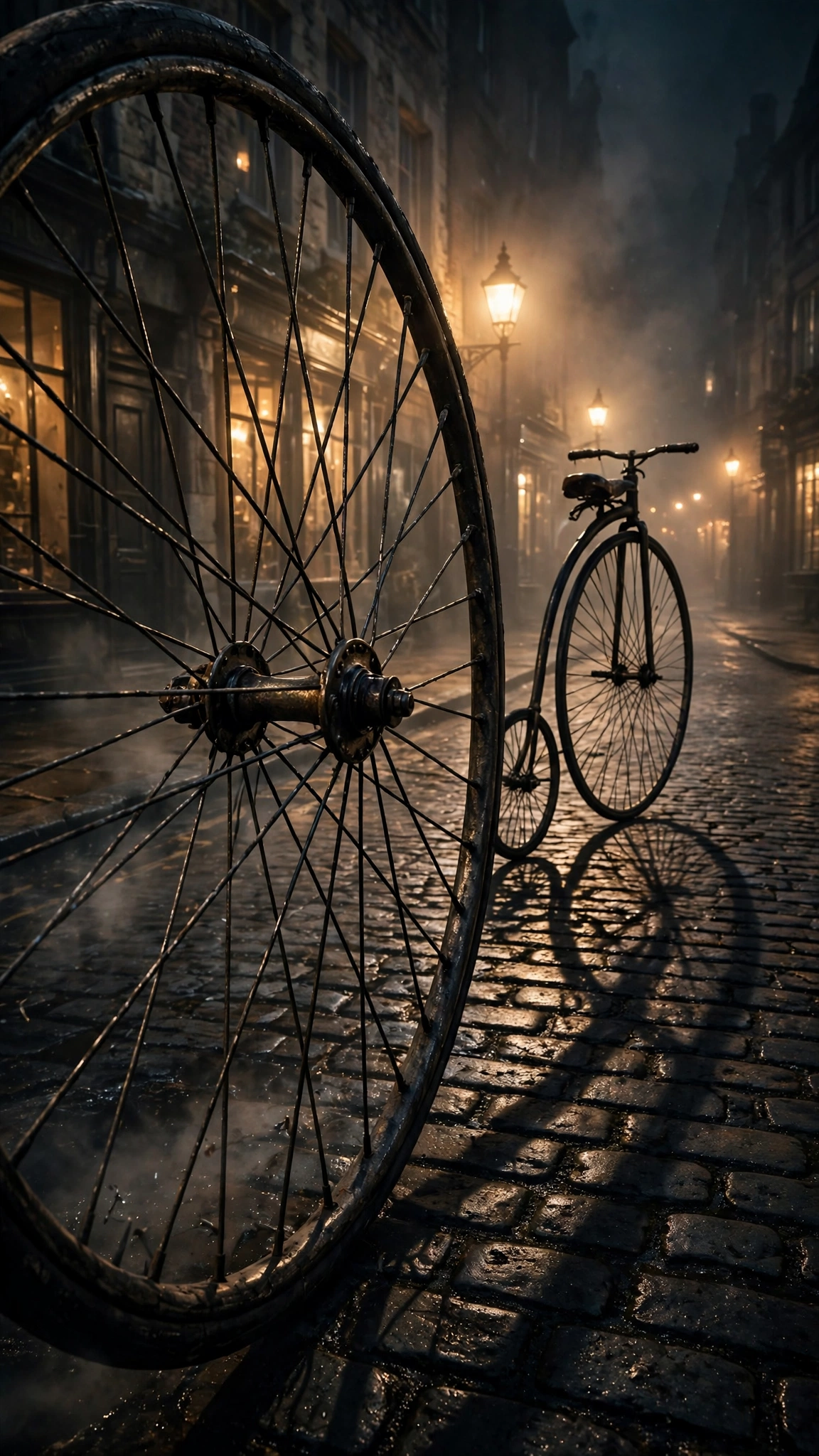 Shadow of a Penny-Farthing
