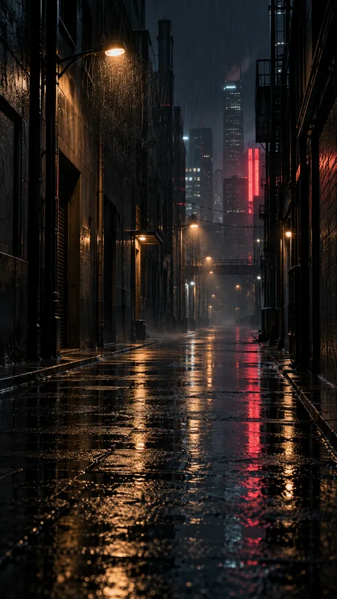 Neon Fades, Rain Remains