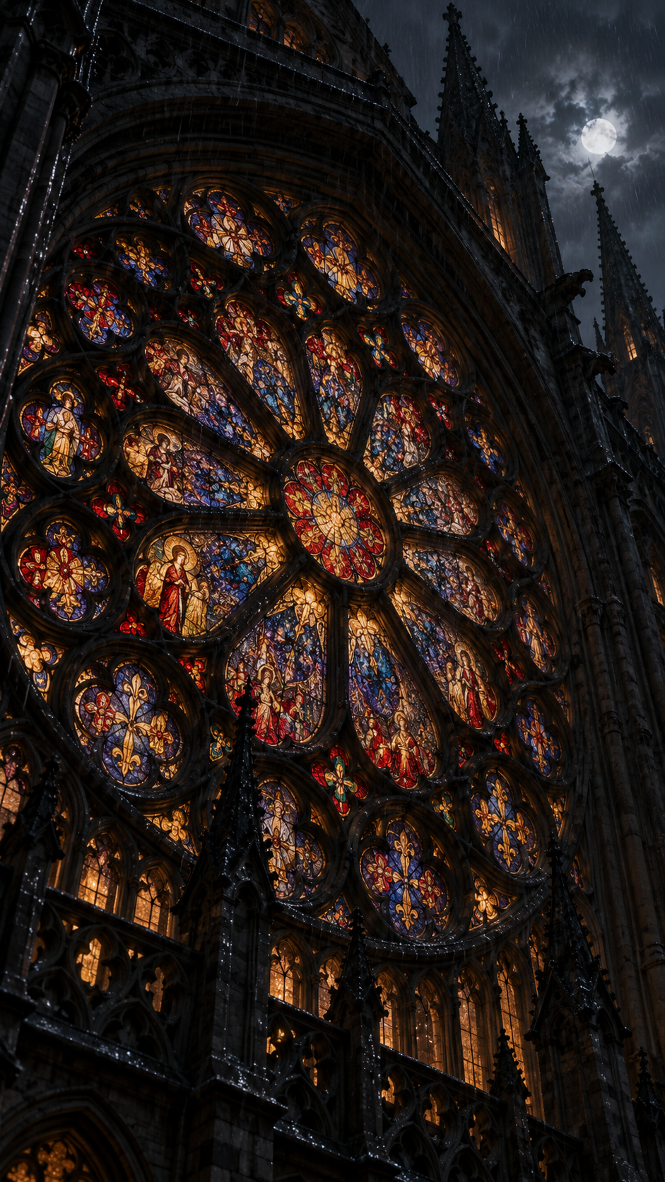 The Rose Window Remembers Light