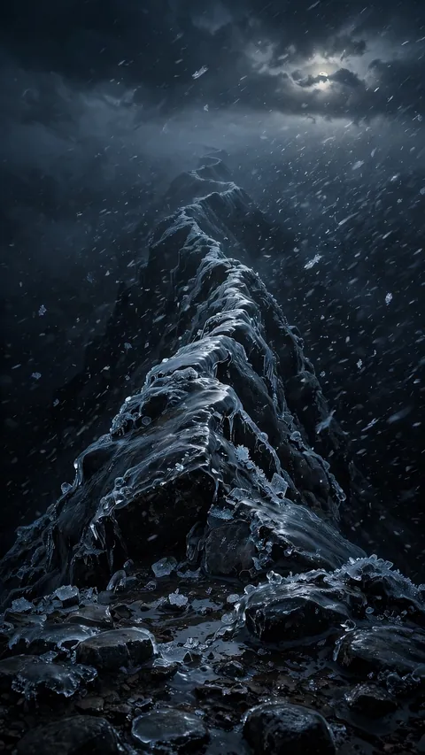 Nightfall Sharpens the Ridge