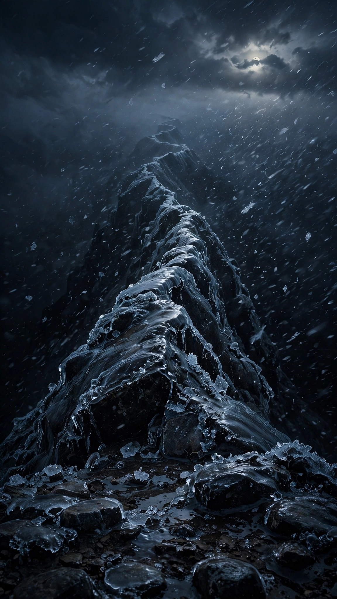 Nightfall Sharpens the Ridge