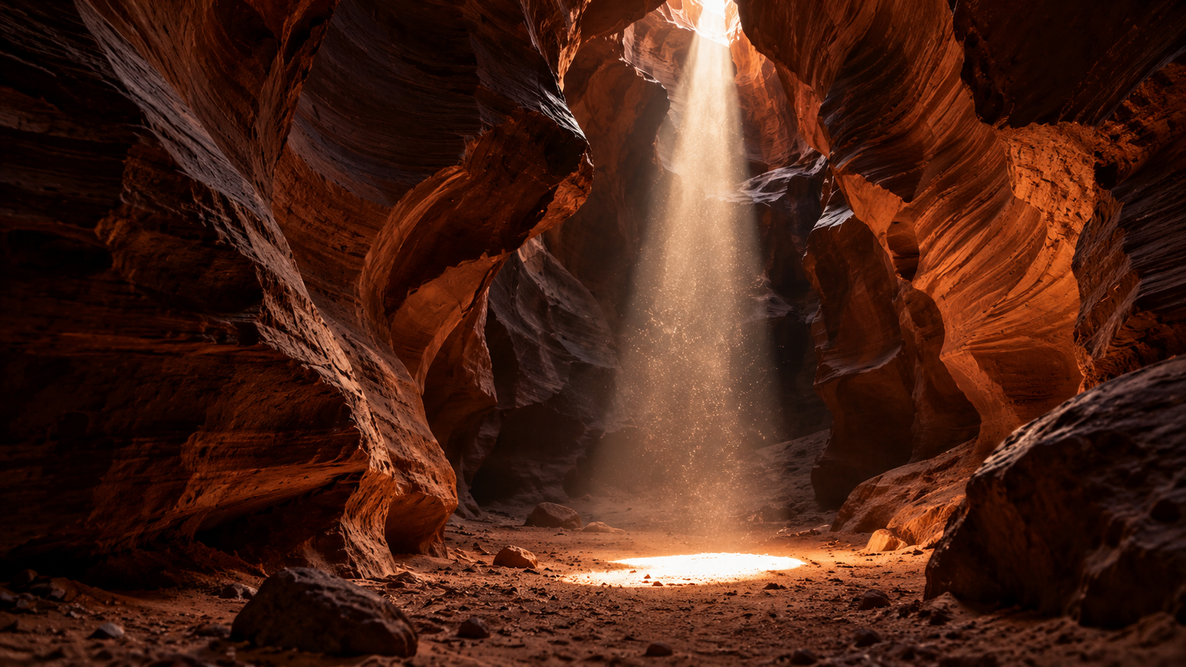 The Canyon Drinks the Sun