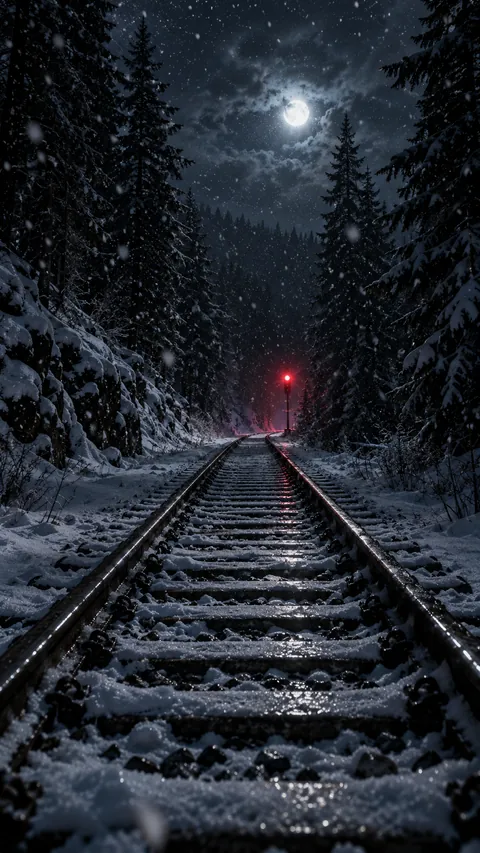 Rails Into the White Night