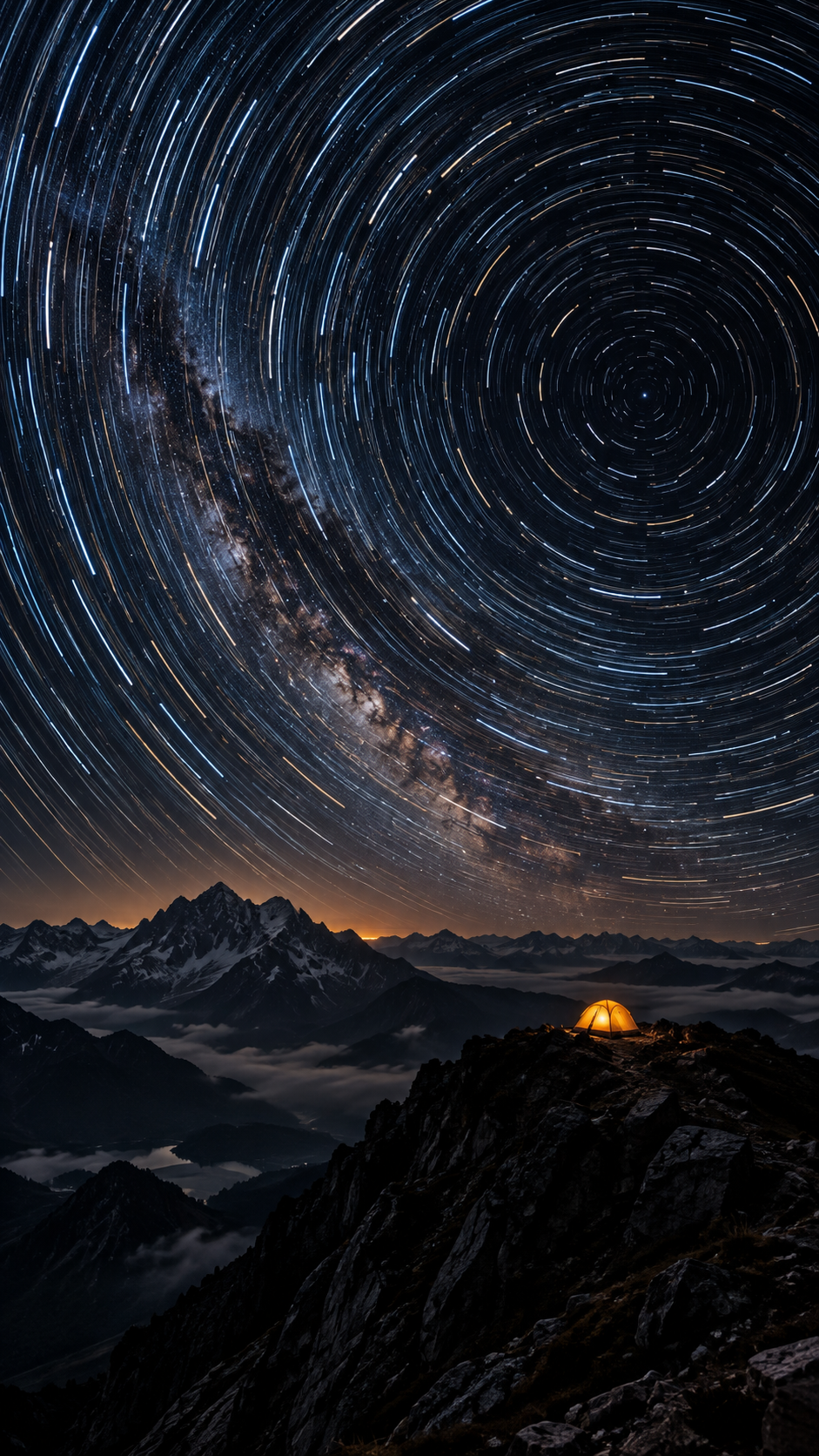 The Sky Turns, the Tent Glows