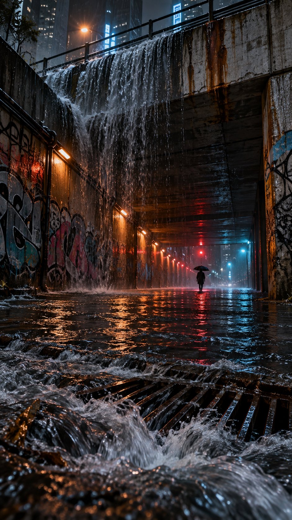 The Underpass Glows Back