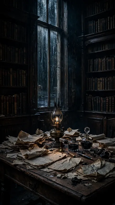 Manuscripts Under a Dying Lamp