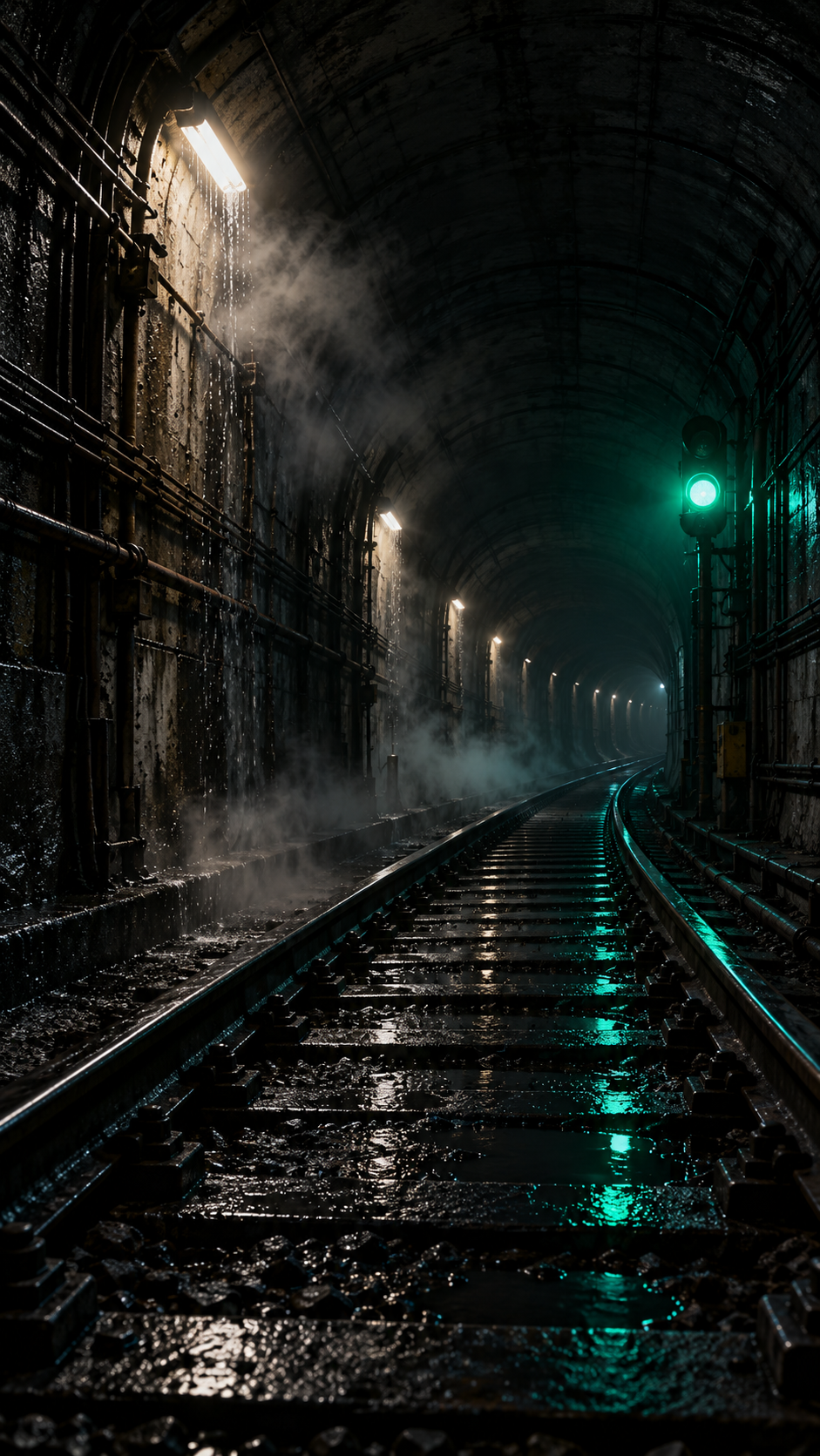 Green Light in the Deep Tunnel