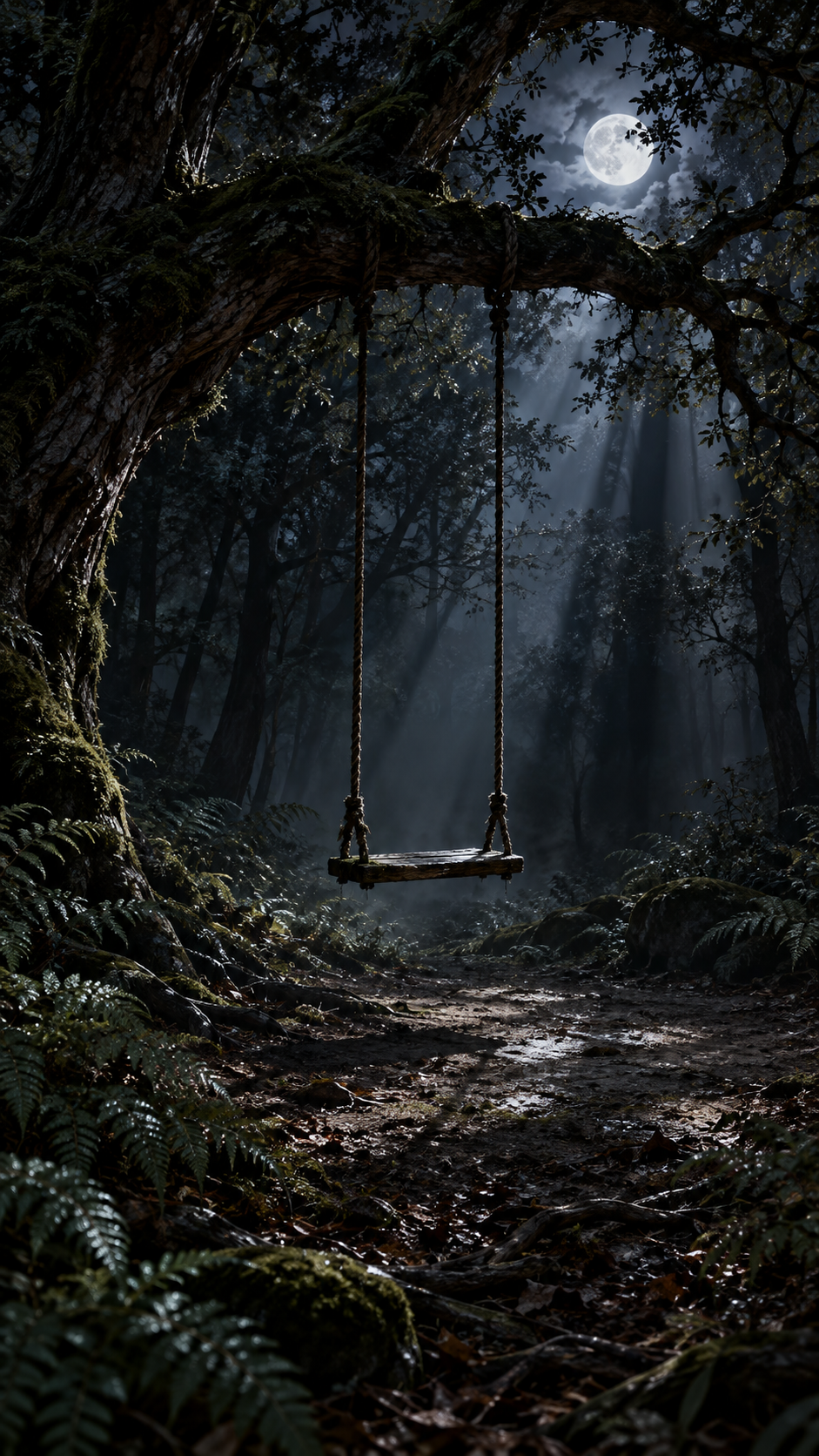The Swing Moves Alone