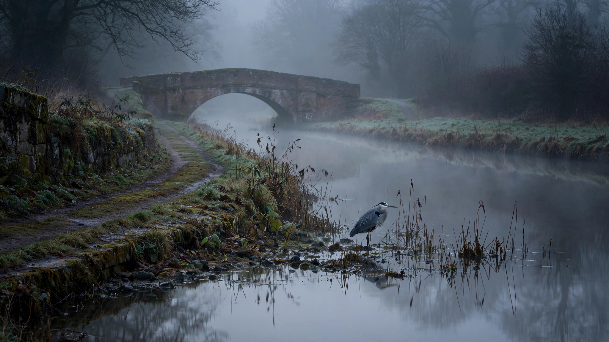Mist on the Towpath
