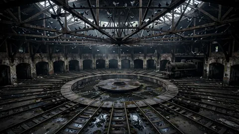 Gloom in the Turntable Shed
