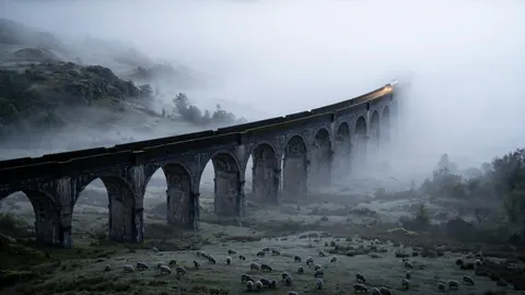 Arches Lost in Valley Fog
