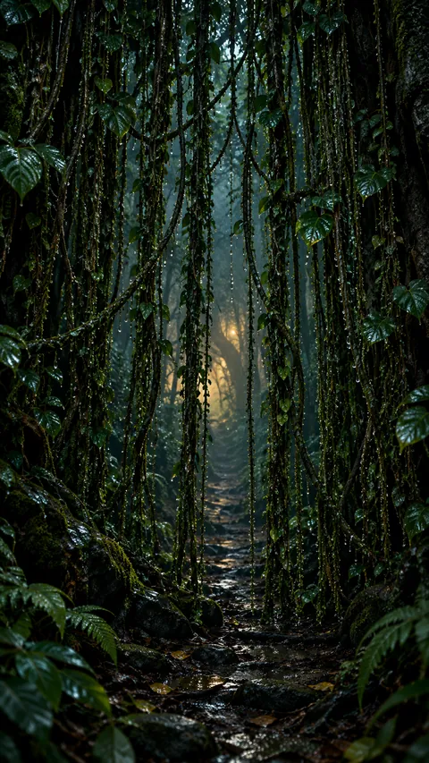The Curtain of Green Ropes