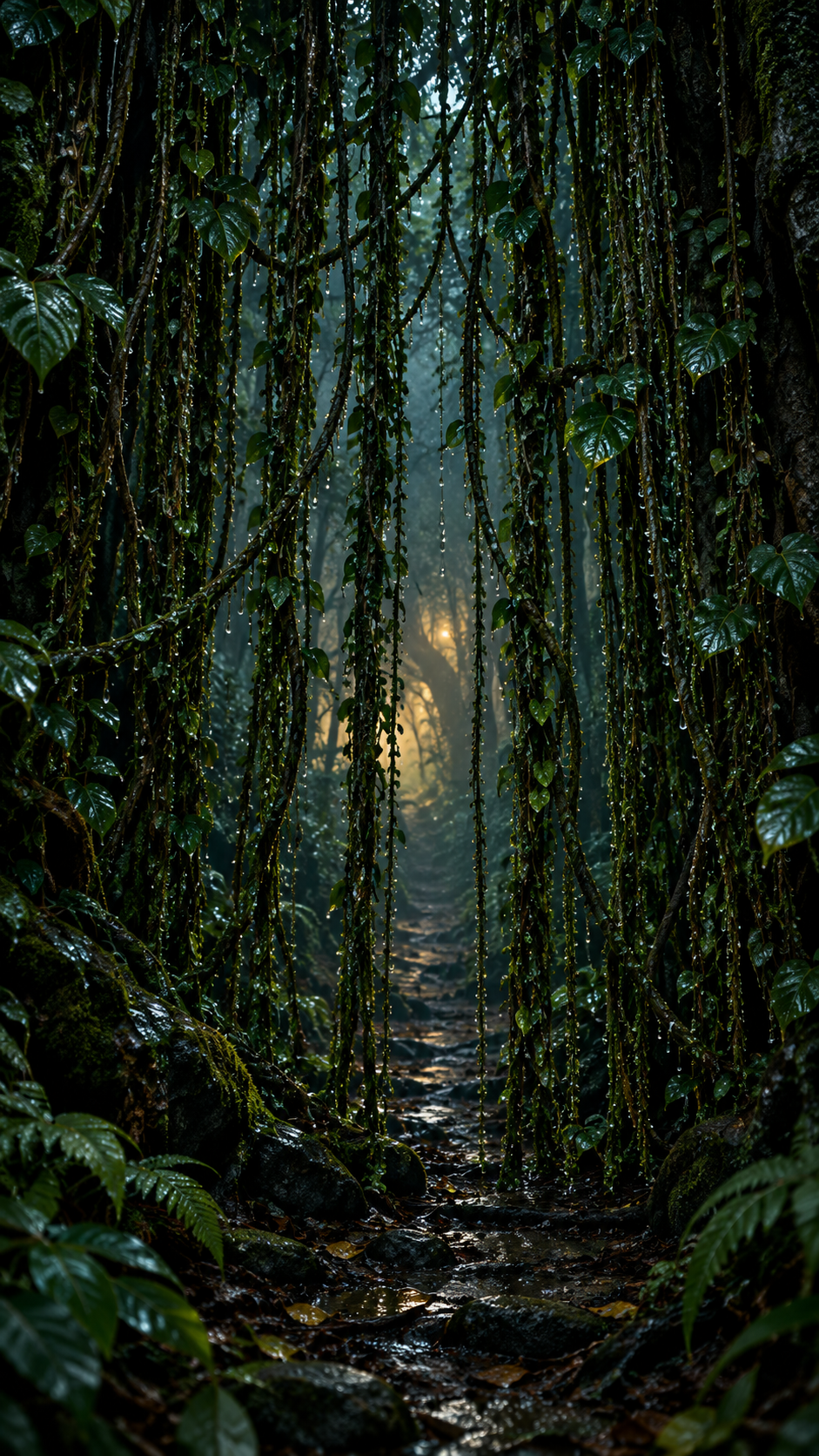 The Curtain of Green Ropes