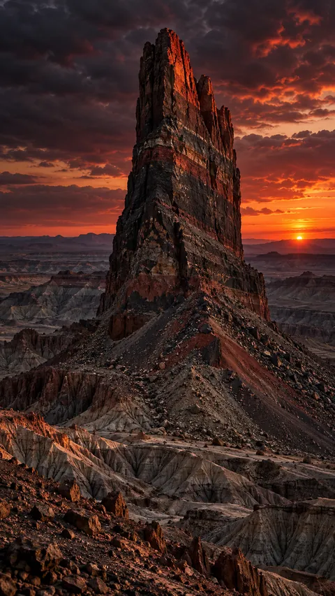 The Throat of a Dead Volcano