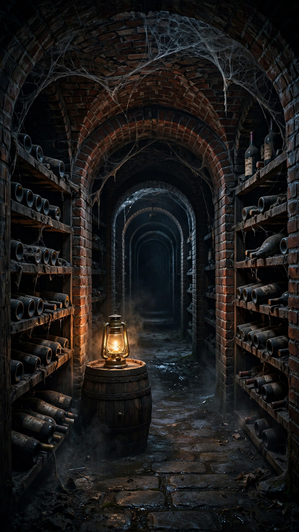 Bottles Sleeping in the Dark