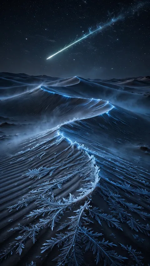 Sand Rippled Like Water
